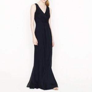 ✨J. Crew✨ Sophia gown in silk chiffon